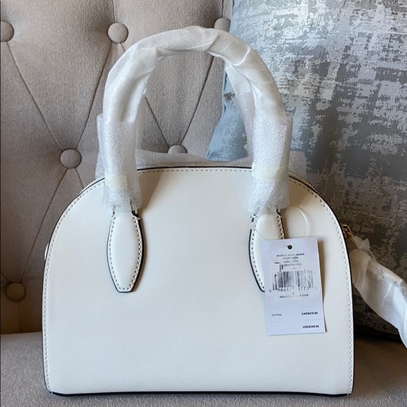 NWT Kate Spade raffia Leather Satchel - Picture 4 of 7